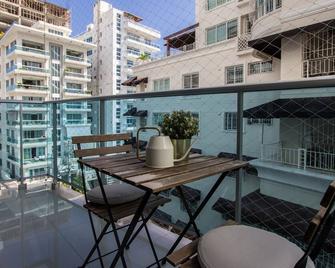 Rooftop Pool Gym Beautiful Apartment Downtown City - Santo Domingo - Balcón