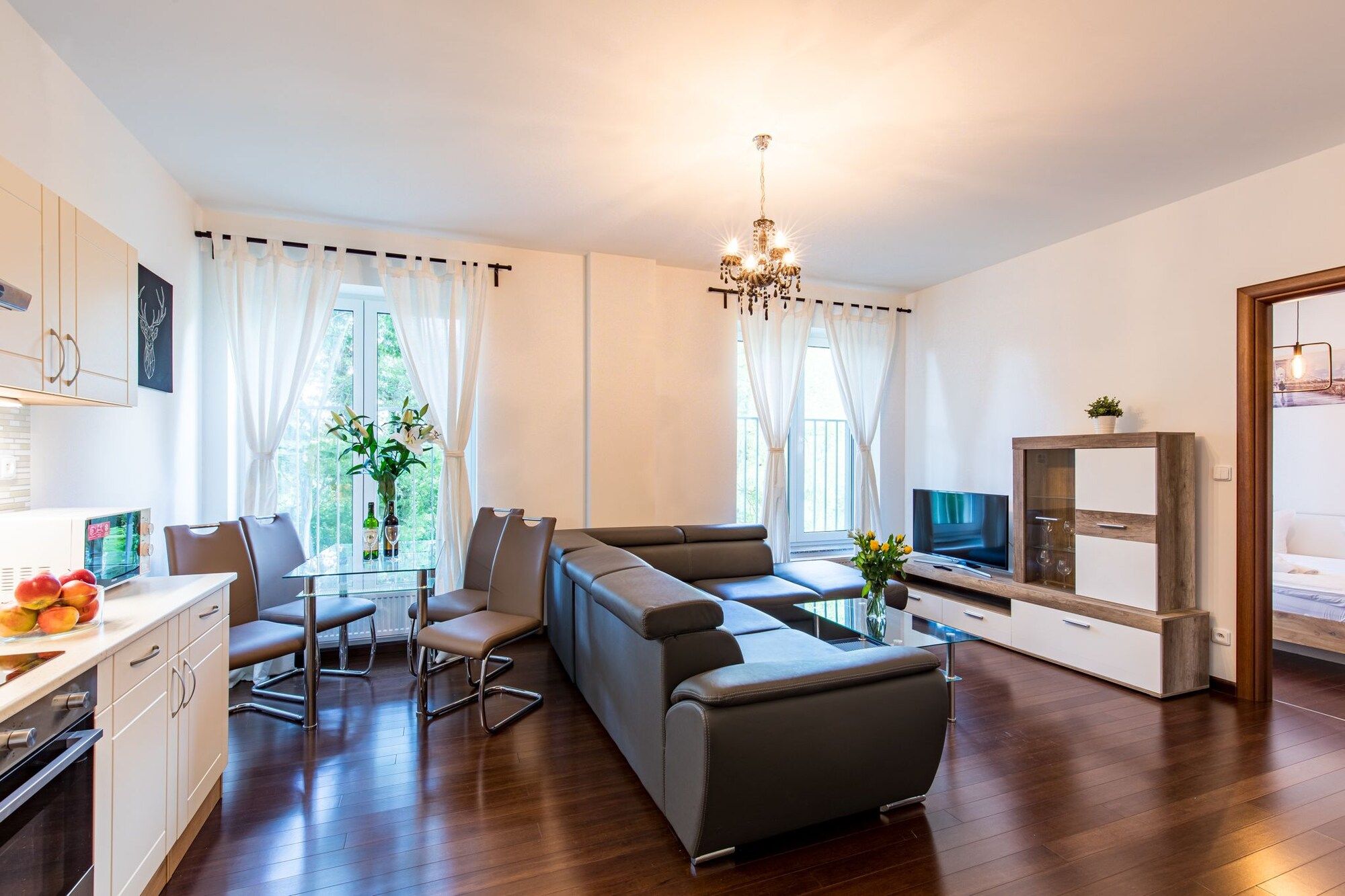 Rezidence Moser Apartments - Carlsbad - Living room