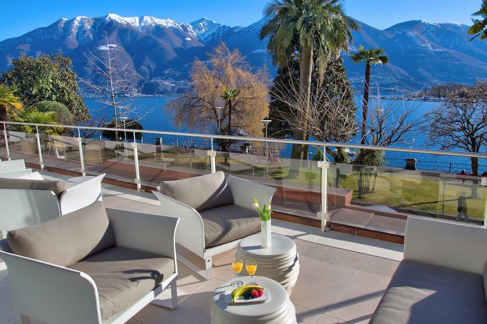 Hotel la Palma au Lac - לוקרנו - מרפסת