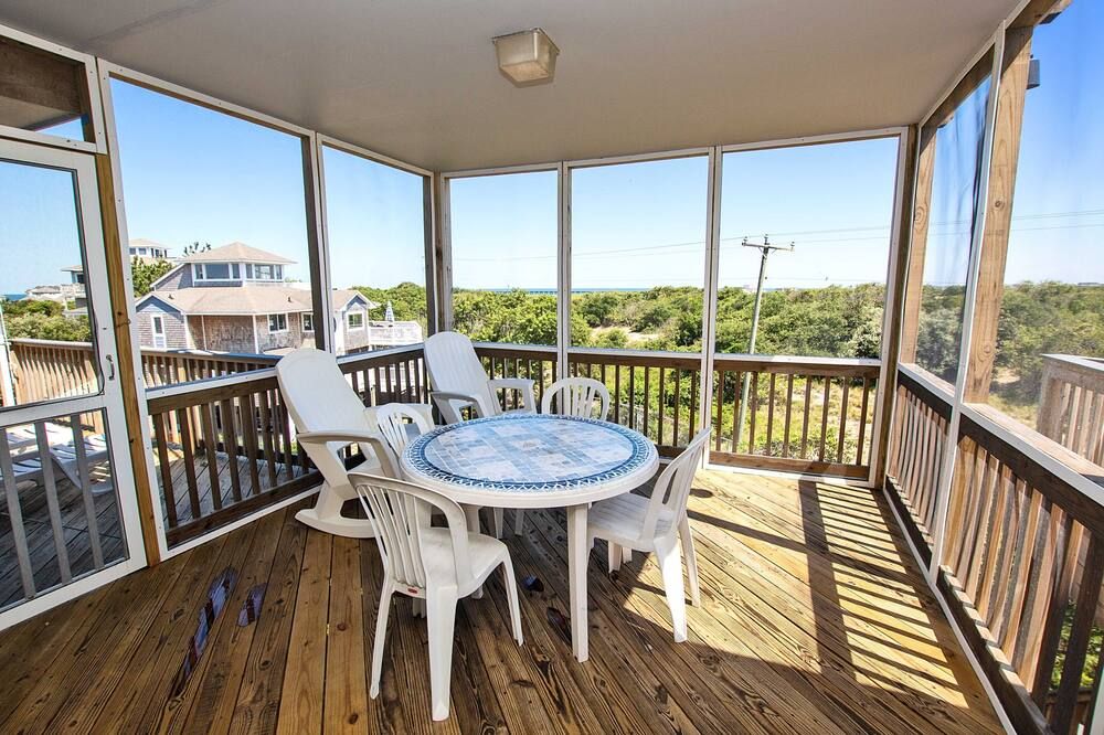 Oceanside, 6 Brs, Private Pool, Ocean Views, Foosball, O2, Topside - Duck - Balcón