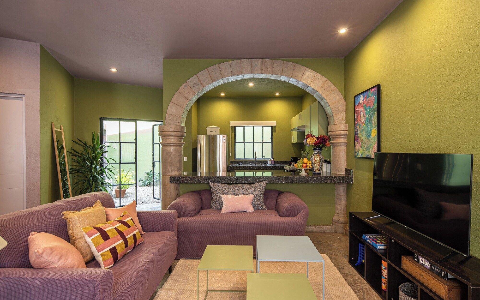 Vibrant 3Bed Villa - A Deco Retreat - San Miguel de Allende - Sala de estar