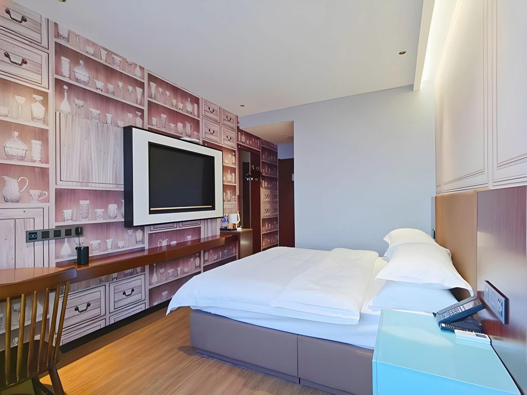 Gem Hotel Nanjing Dachang Xinhua Road Pedestrian Street - נאנז'ינג - חדר שינה