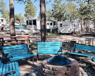 Cabin suite bed and breakfast - Woodland Park - Patio