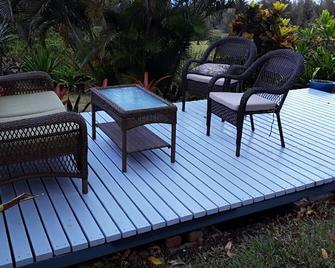 'The land of Sunshine' - fantastic ocean views, peaceful, romantic getaway - Honokaa - Patio