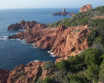 300 sq feet apartment (2 rooms) for 2-3 persons, swimming pool, garden, quiet - Bagnols-en-Forêt - Beach