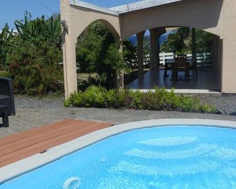 Large contemporary house with sea and mountain views - Saint-Benoît - Pool