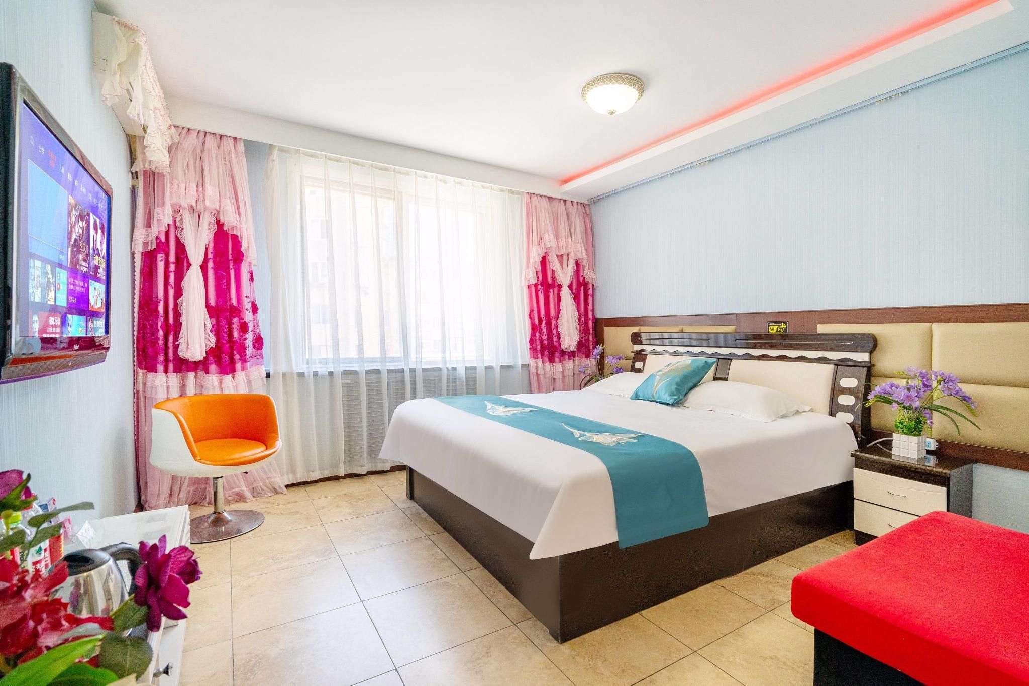 Yilin Xianghe Hotel (Dalian Railway Station Branch) - דאליין - חדר שינה