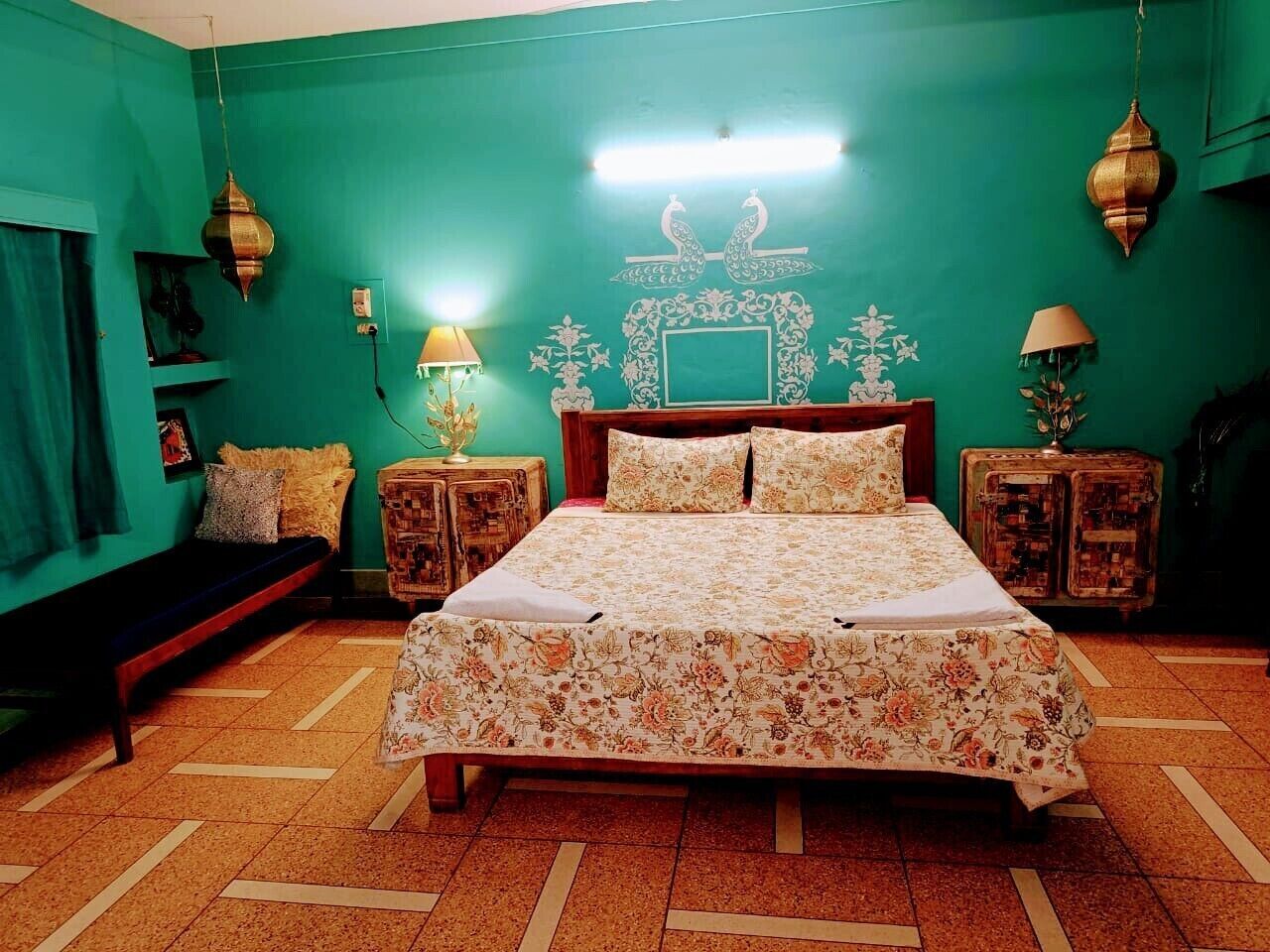 Durag Niwas Guest House - ג'ודפור - חדר שינה