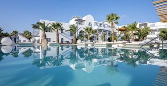 地中海白色酒店 - 聖托里尼 - 卡瑪利 - 游泳池