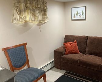 One bedroom walk down with private entrance ,ten minutes from JFK Airport. - Elmont - Living room
