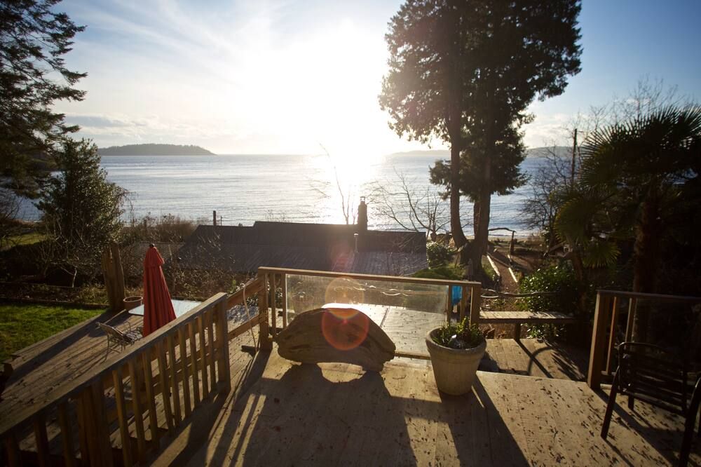 Comfortable luxury suite with epics views, on the Beach, Sunshine Coast - Halfmoon Bay - Balcón
