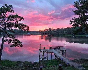 Lake Wateree Home W/Covered Porch, Sunset Views & Dock - Winnsboro