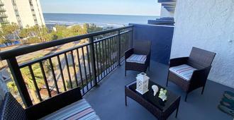艾略特海灘出租藍水公寓酒店 - 麥爾托海灘 - 默特爾比奇 - 陽台
