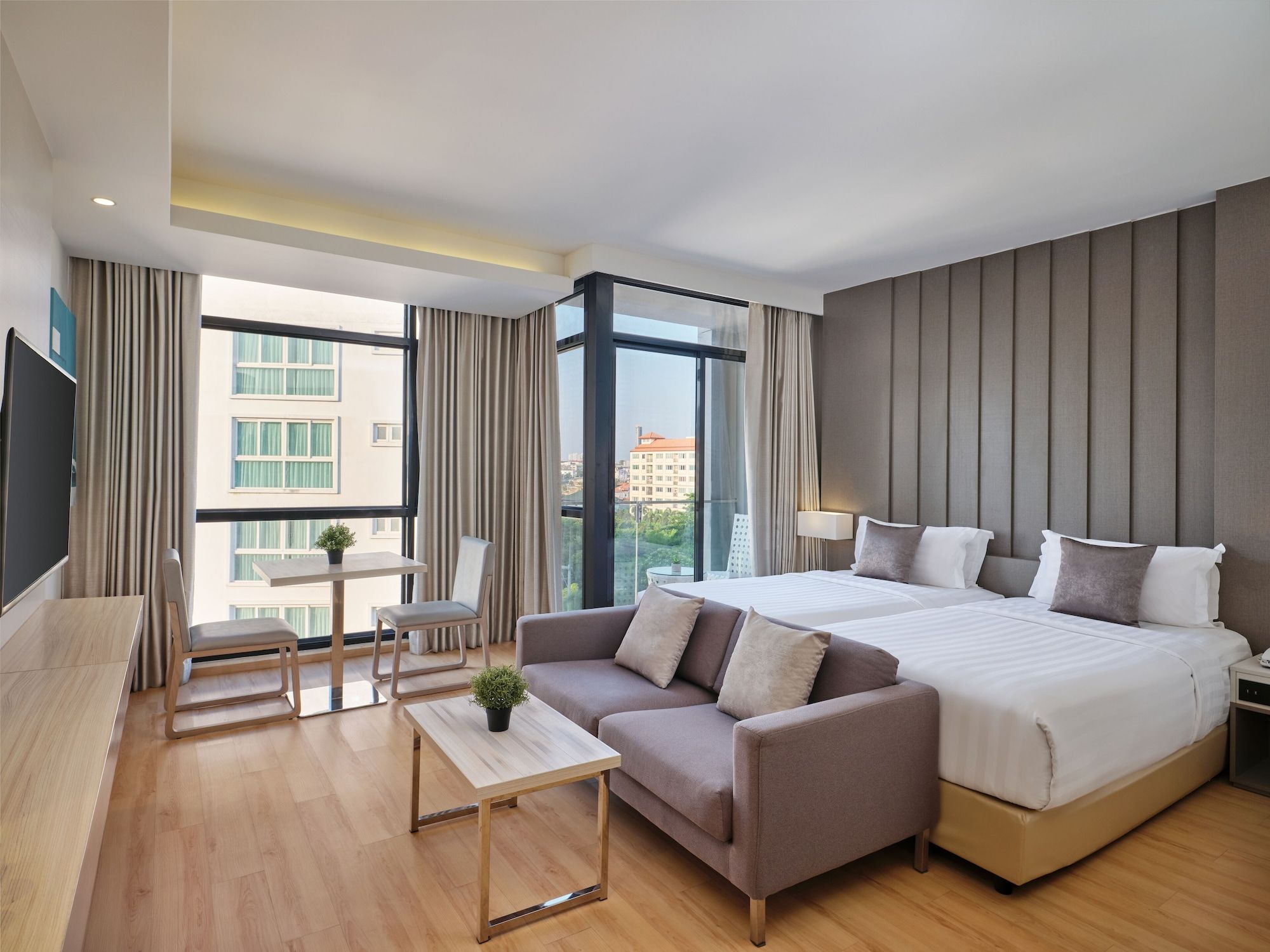 أردين هوتل آند ريزيدنس - باتايا - غرفة نوم