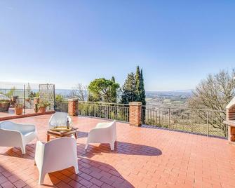 Home Boccaccio Beautiful Terrace and View - Happy Rentals - Montespertoli - Balcony