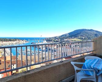 Port-Vendres: Studio cabin with terrace, close to the port - Port-Vendres - Balcony