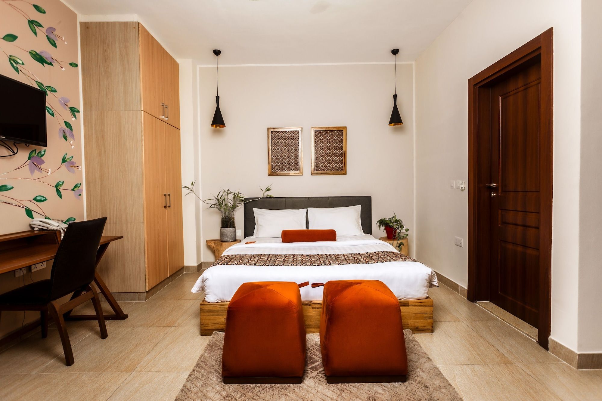 Roots Hotel Apartment - אקרה - חדר שינה