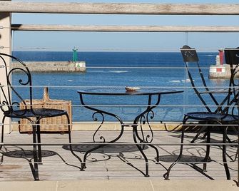 House 4 Sea View Terrace Seaside Normandy Calvados Beach Omaha Beach - Port-en-Bessin-Huppain - Balkon