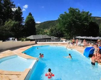 Camping le Jardin des Cévennes - Mobile home Bermuda 4 rooms 6 people - Meyrueis - Pool