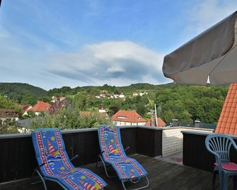 holiday home in the Thuringian Forest with roof - Bad Liebenstein - Balkon