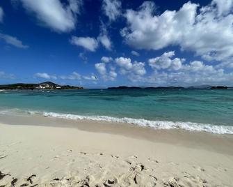 Relaxing beachfront condo on the desirable Sapphire Beach. - Saint Thomas Island - Playa