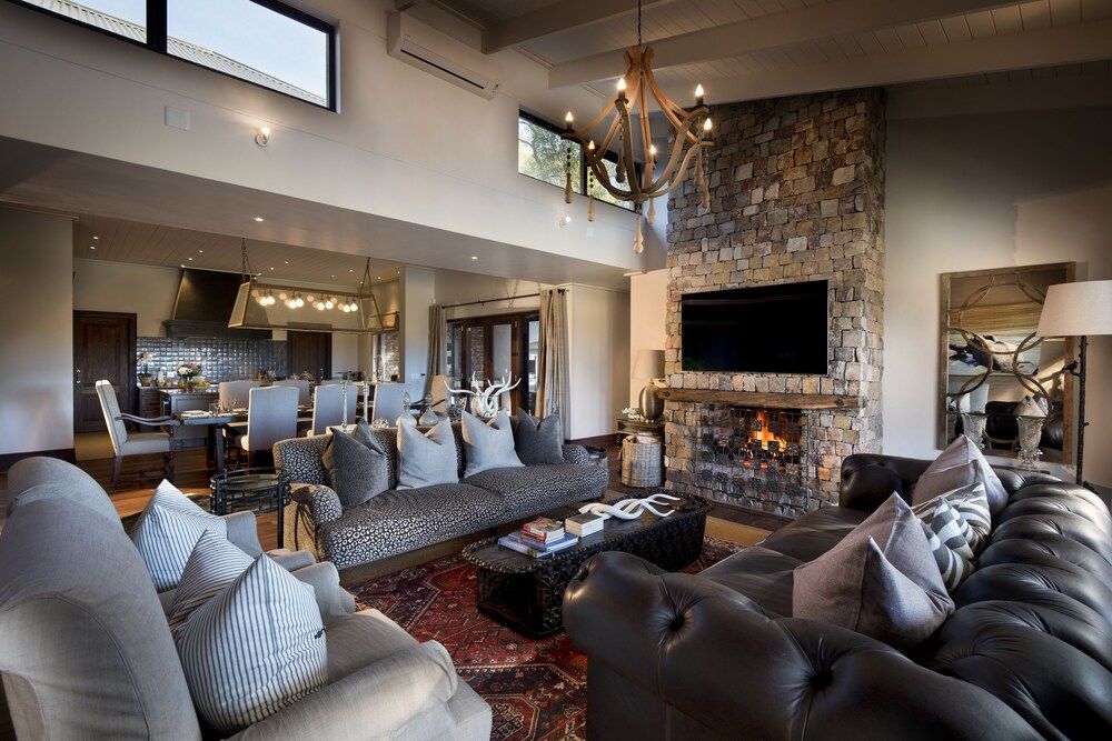Kwandwe Fort House - Grahamstown - Sala de estar