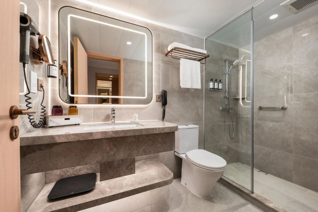 Tiffany Hotel - ג'נבה - חדר רחצה