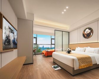 Van La Tu Chestnut Hotel (Chengdu Panda Base Branch) - Chengdu - Bedroom