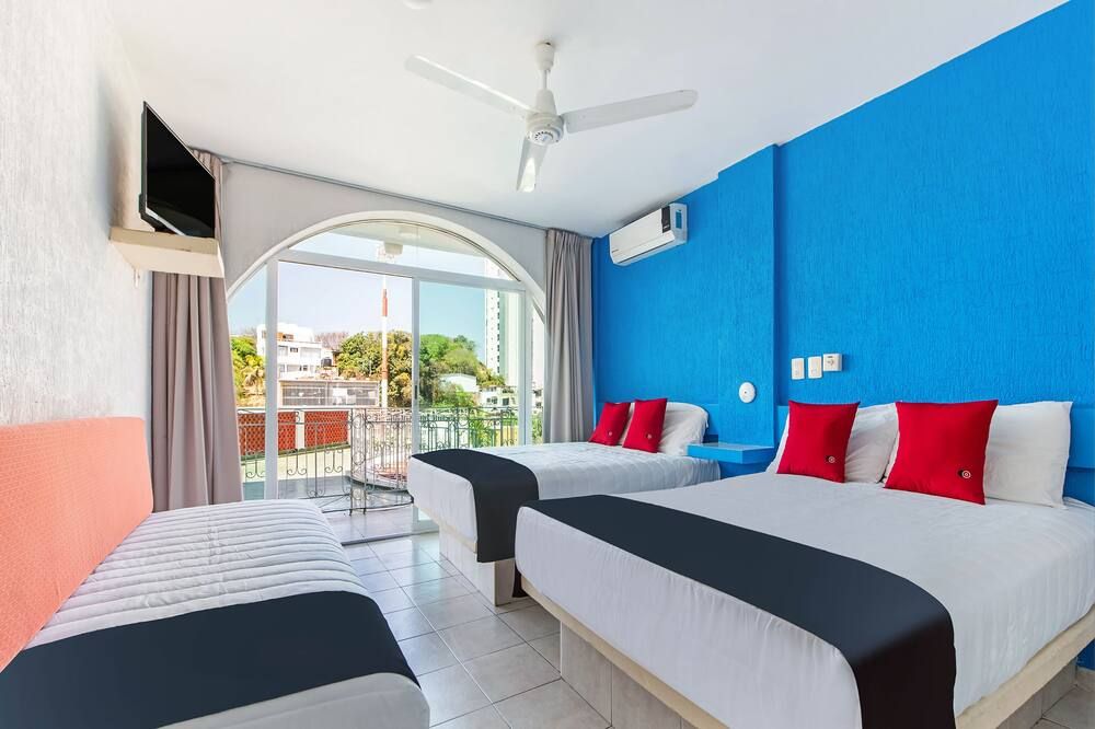 كابيتال أو هوتل إل ميجيكانو، أكابولكو - اكابولكو - غرفة نوم