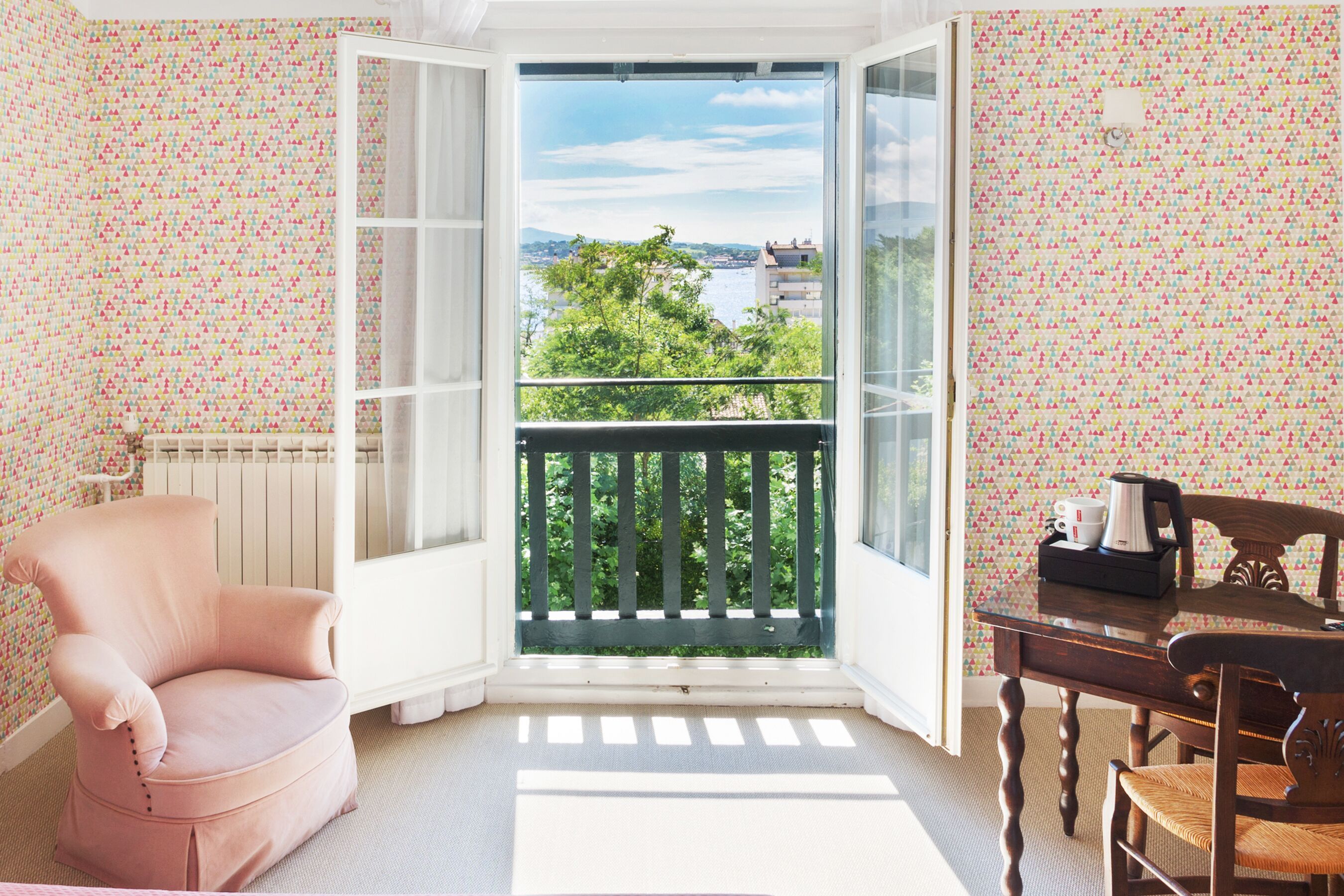 Hotel Les Goelands - סן-ז'ן דה-לו - מרפסת