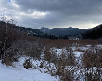 Sleeps 6 comfortable, cozy special Winter Lodge, a Summer Heaven fully furnished - Eagle - Outdoors view