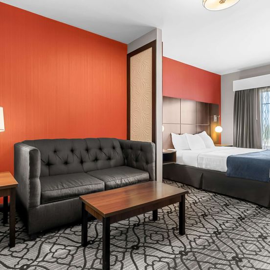 Bedroom view of Best Western Gettysburg