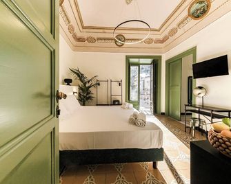 Palazzo Villelmi - צ'פאלו - חדר שינה