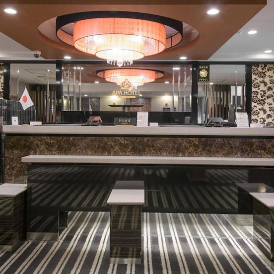 Front desk view of Apa Hotel Tkp Sapporo Ekimae