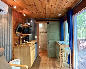 Pet-friendly Sunset Eco Container Cabin 10 minutes from Downtown Dahlonega - Dahlonega - Kitchen