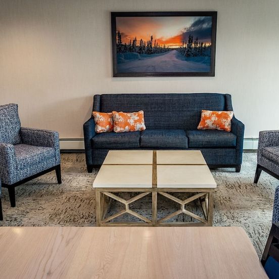 Living room view of Bridgewater Hotel, Trademark Collection by Wyndham