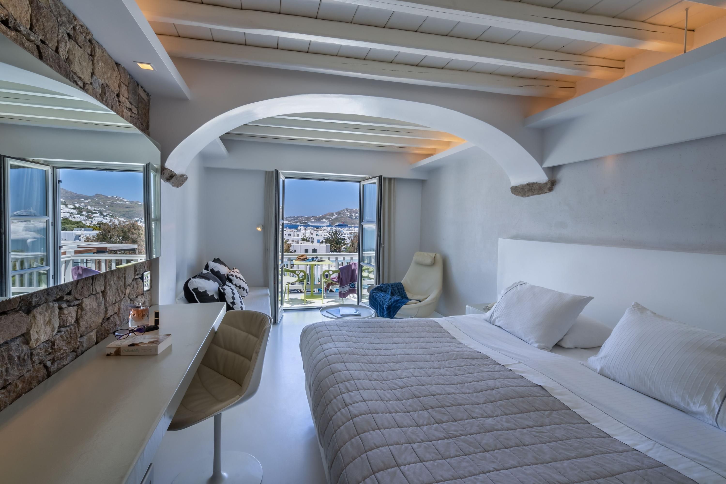 Semeli Hotel - מיקונוס - חדר שינה