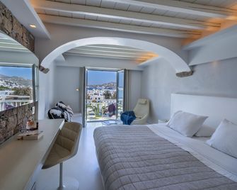 Semeli Hotel - מיקונוס - חדר שינה