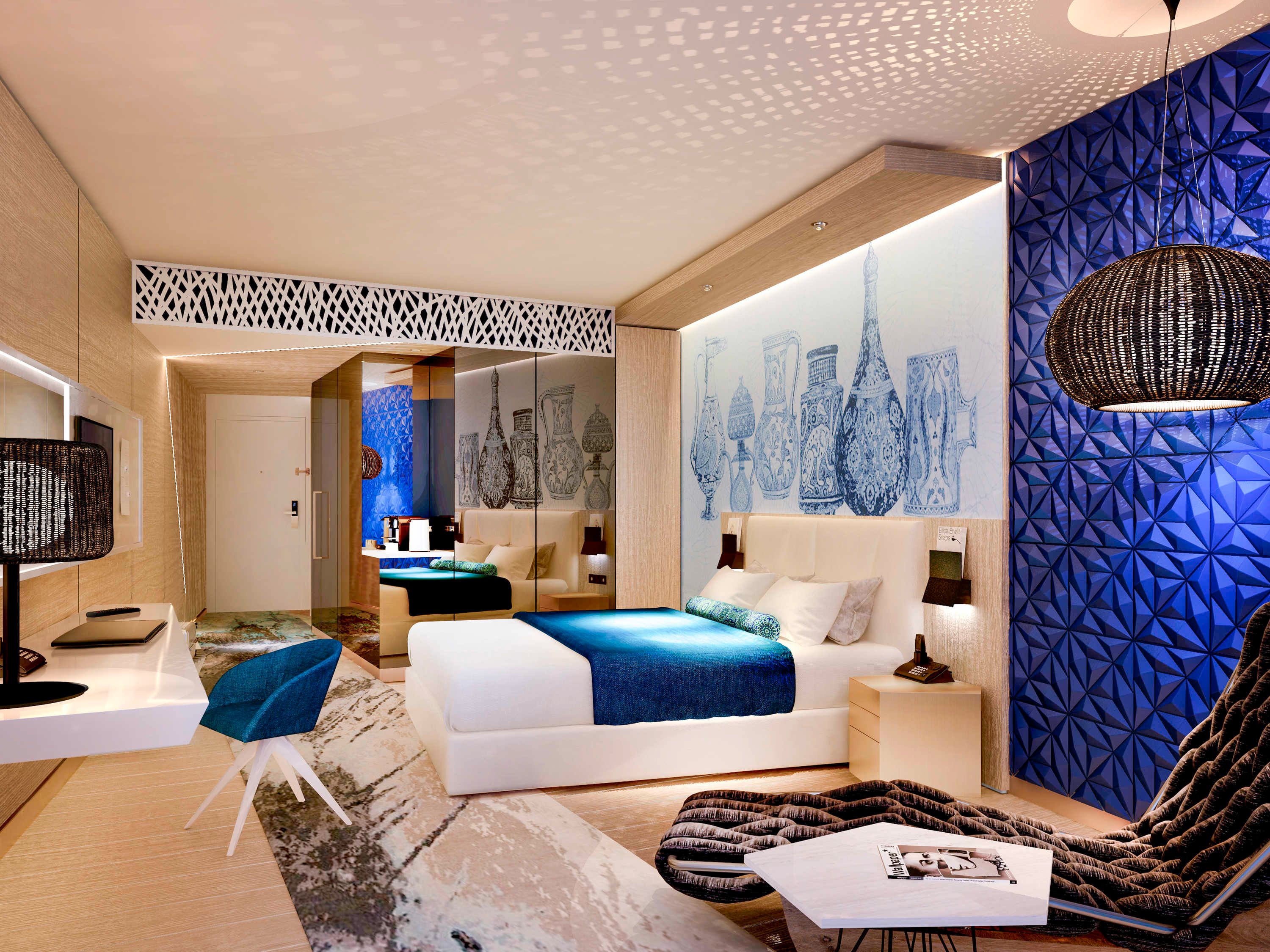 فندق وشقق موفنبيك غلا مسقط - مسقط - غرفة نوم