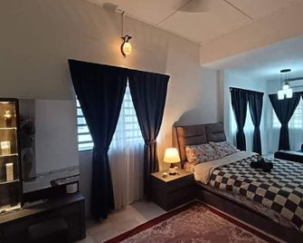 Grey Fantasy Homes #Sunway Water Theme Park Ipoh - Ipoh - Schlafzimmer