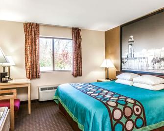 Super 8 by Wyndham Liverpool/Clay/Syracuse Area - Liverpool - Slaapkamer
