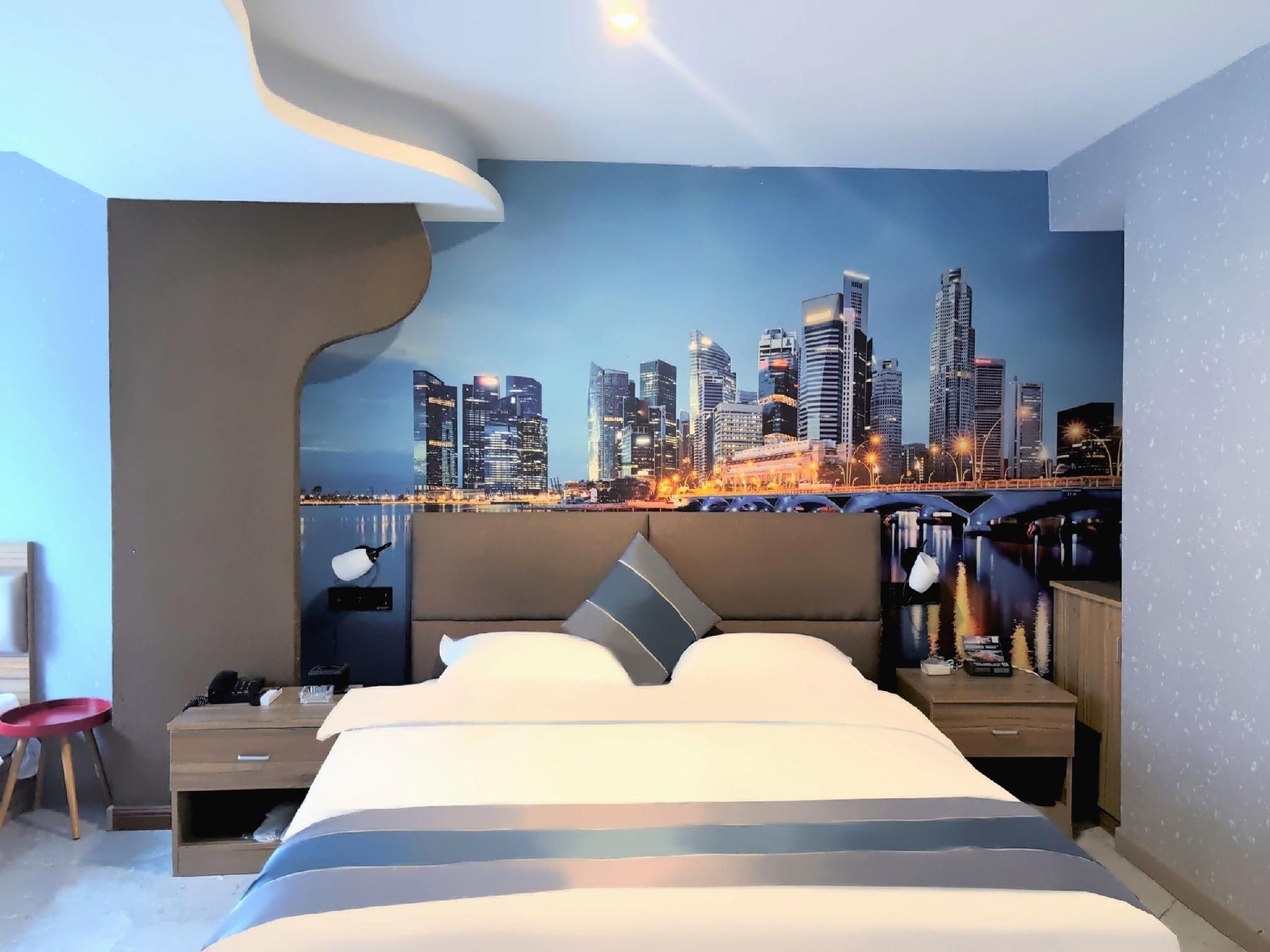 Baiyou Boutique Homestay (Taiyuan South Railway Station Airport) - Taiyuan - Schlafzimmer