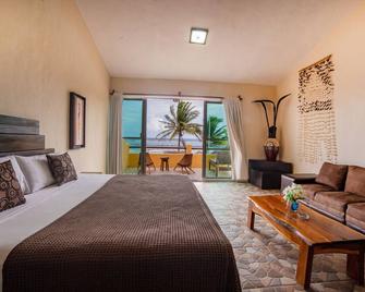 Mahasand Suites, Hostel & Hotel - Majahual - Schlafzimmer