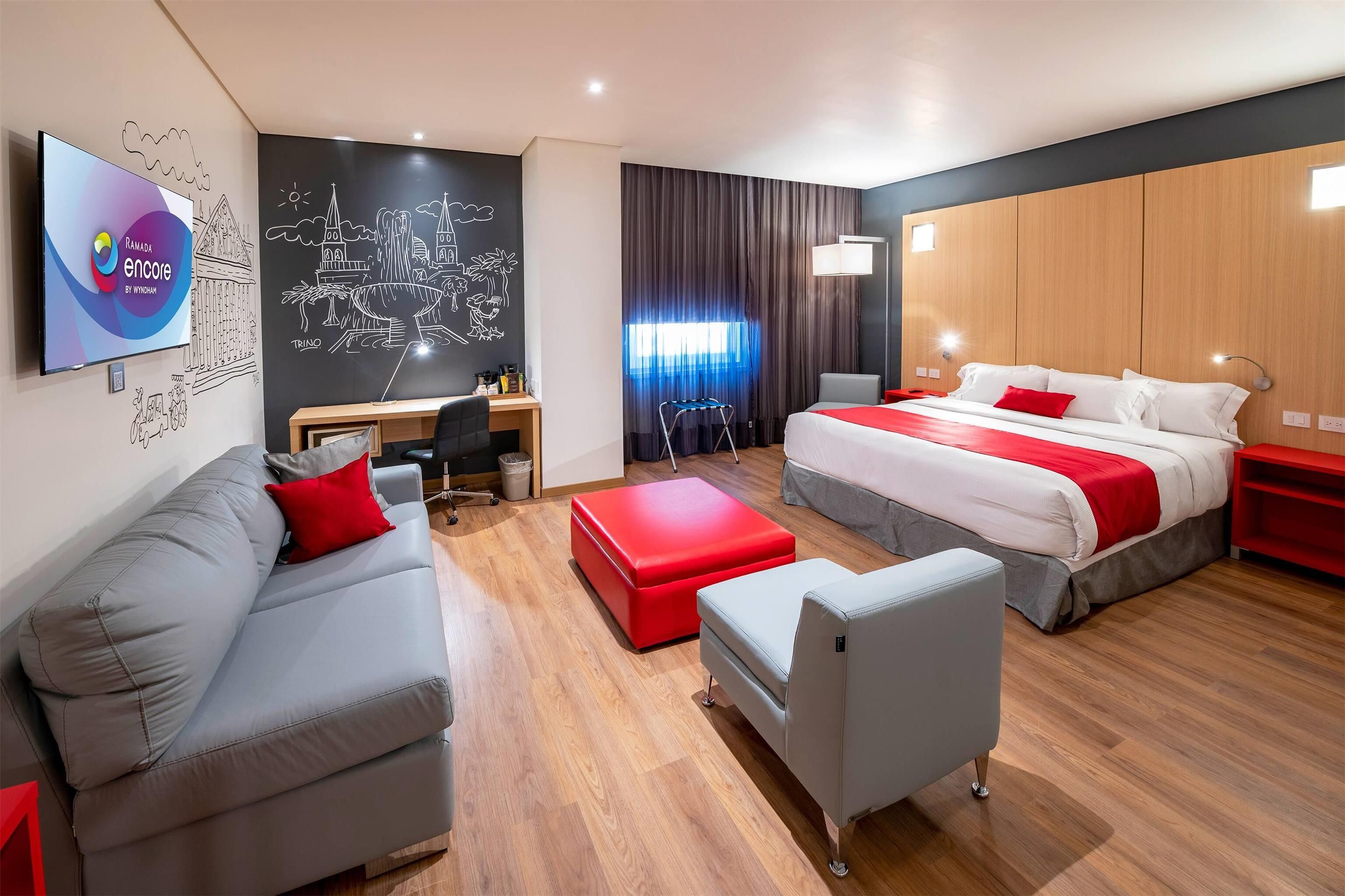 Ramada Encore by Wyndham Guadalajara Aeropuerto - Guadalajara - Soveværelse