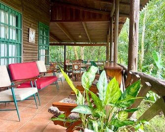 Log cabin. Wooden soul dressed in jungle pet friendly - San Jose - Patio