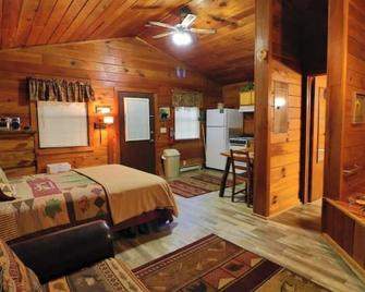 Alpine Mountain Sweetheart Cabin Jacuzzi #6 - Helen - Bedroom