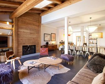 Large new chalet in the center of Deux Alpes - indoor pool and hammam - Mont-de-Lans - Salon