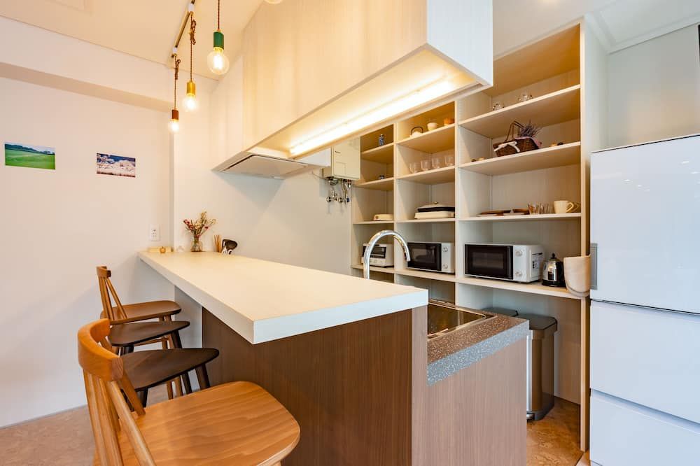 Plat Hostel Keikyu Sapporo Sky - סאפורו - מטבח