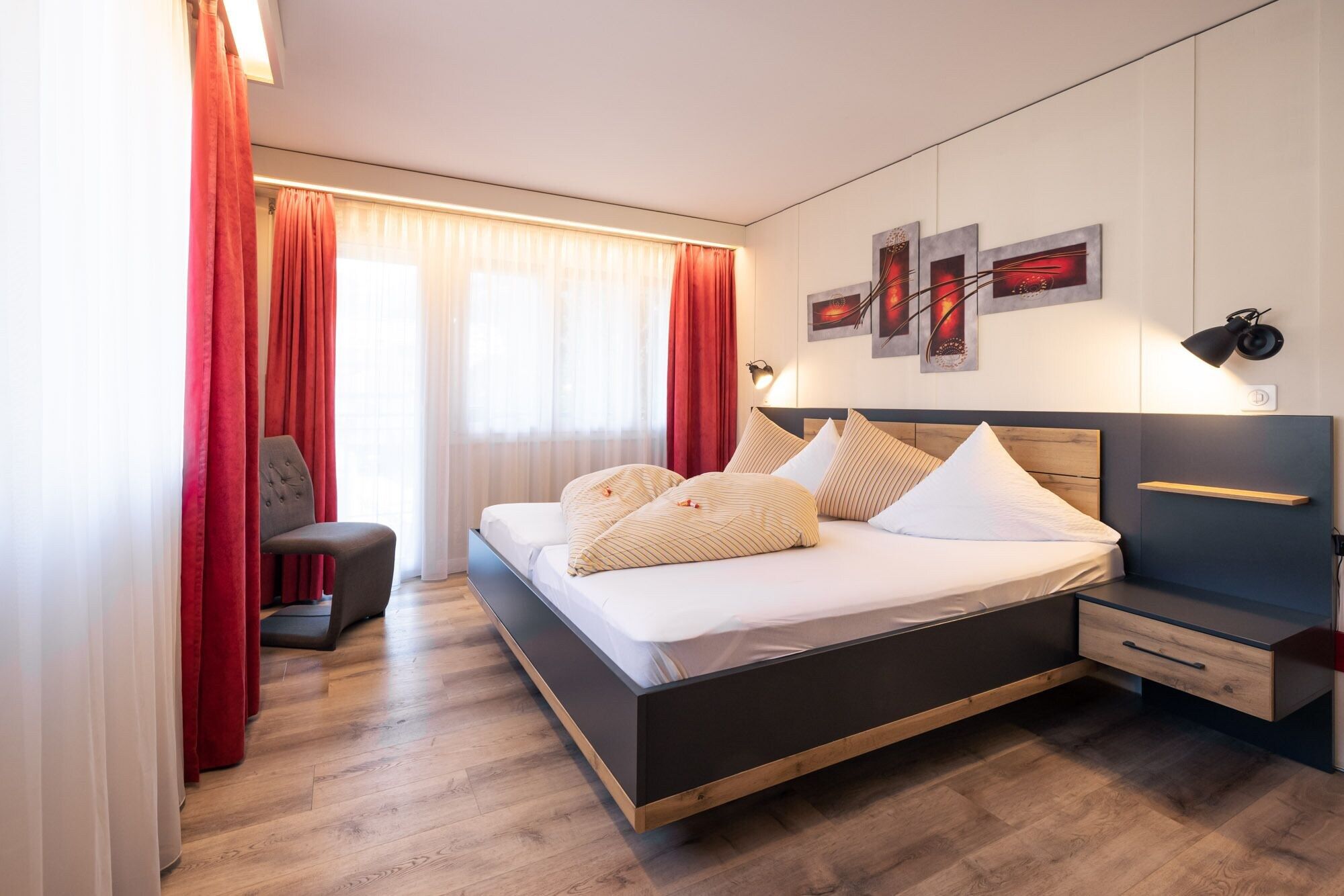 Garni Hotel Torkelbündte - Bad Ragaz - Bedroom
