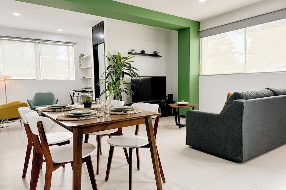 Acogedor y hermoso cerca del Foro Sol, AICM y Coyoacán - מקסיקו סיטי - חדר אוכל